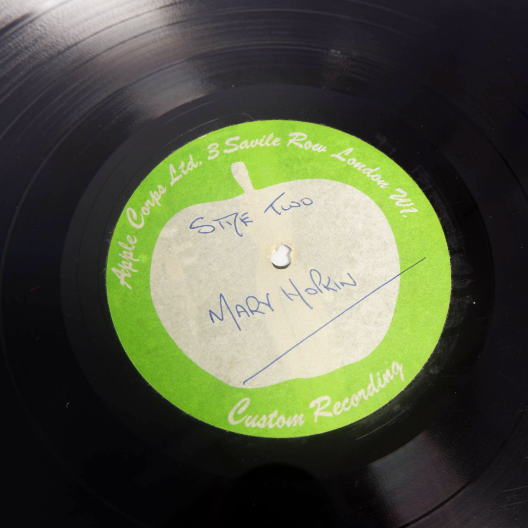 Mary Hopkin - Earth Song / Ocean Song Complete Apple Custom Recording Acetate Set (Sides One & Two)