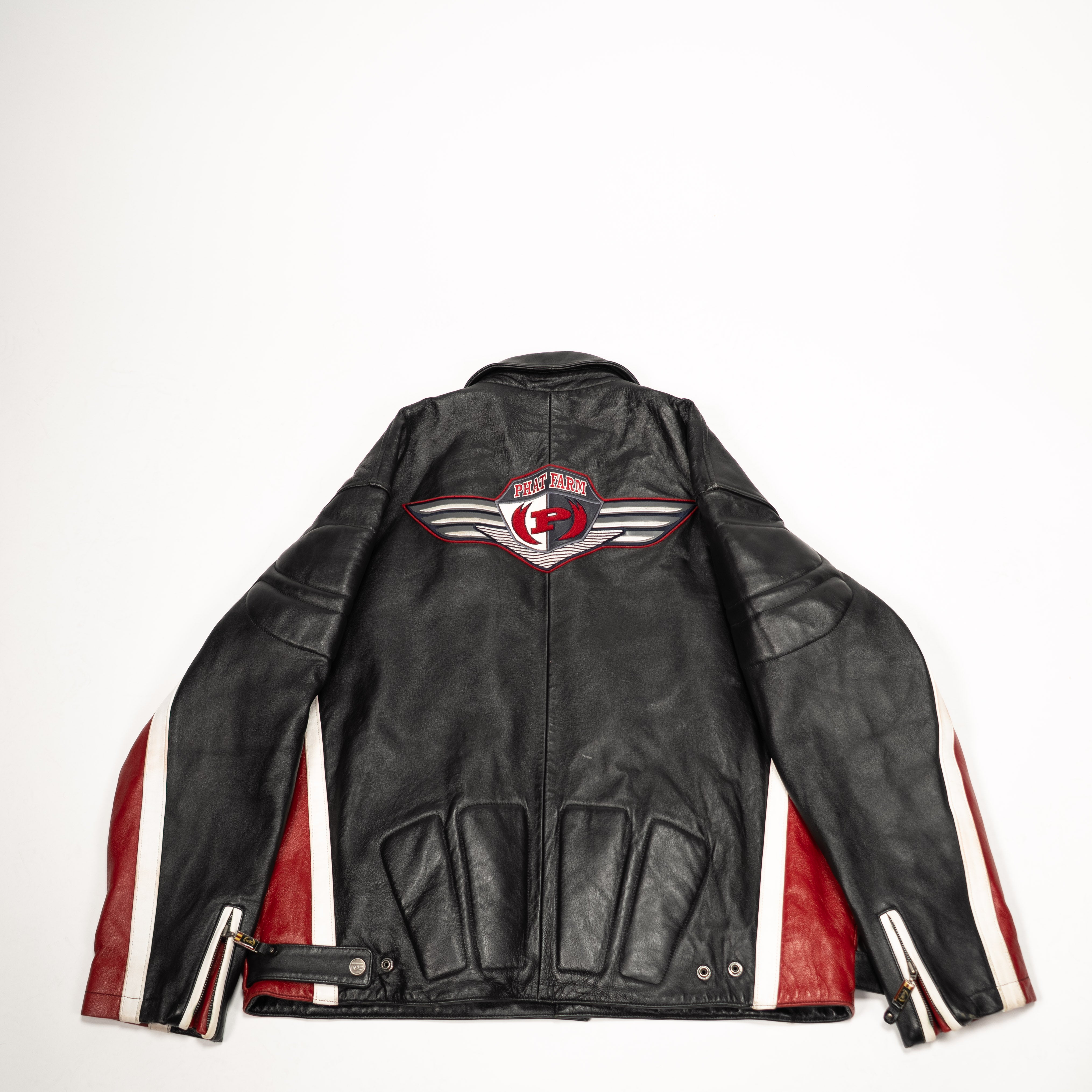 Phat Farm Leather Biker Jacket