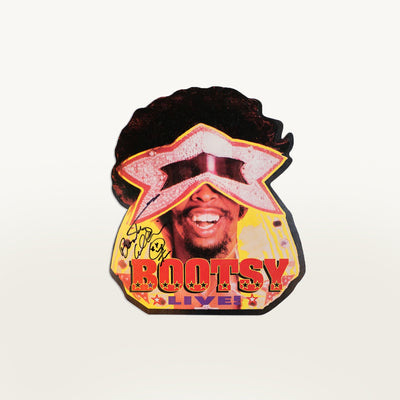 Bootsy Collins Live! Die-Cut Promotional Display Sign (Signed)