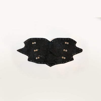 Signed Leather Star Costume Piece Worn on the Rubber Band Landing Tour