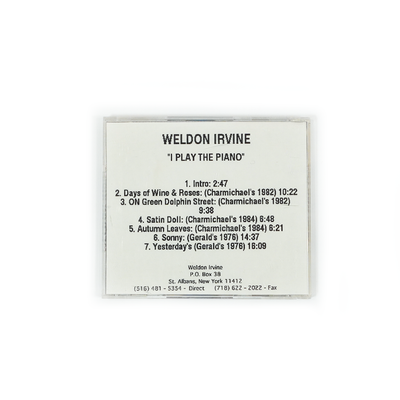 Weldon Irvine - I Play the Piano CD (1 of 1)
