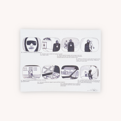 “Scarface – Money and the Power” - Original Hand-Drawn Storyboard (1/1)