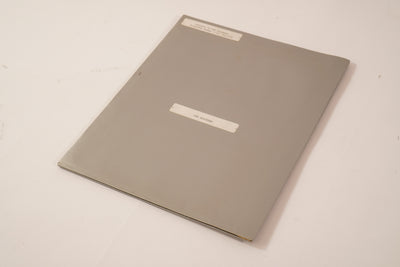 Don Blackman 1988 Press Kit (White/Grey)