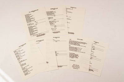 Don Blackman 1988 Press Kit (Red)