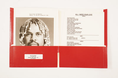Don Blackman 1992 Press Kit with Peanut Butter Illustration