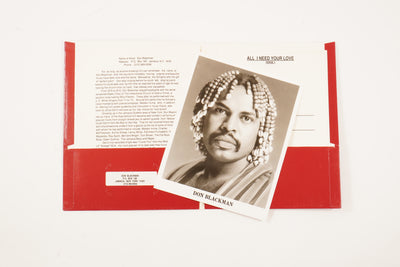 Don Blackman 1992 Press Kit with Peanut Butter Illustration