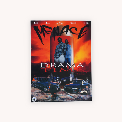 “Black Menace – Drama Time” - Original Promotional Poster (Signed & Sealed)