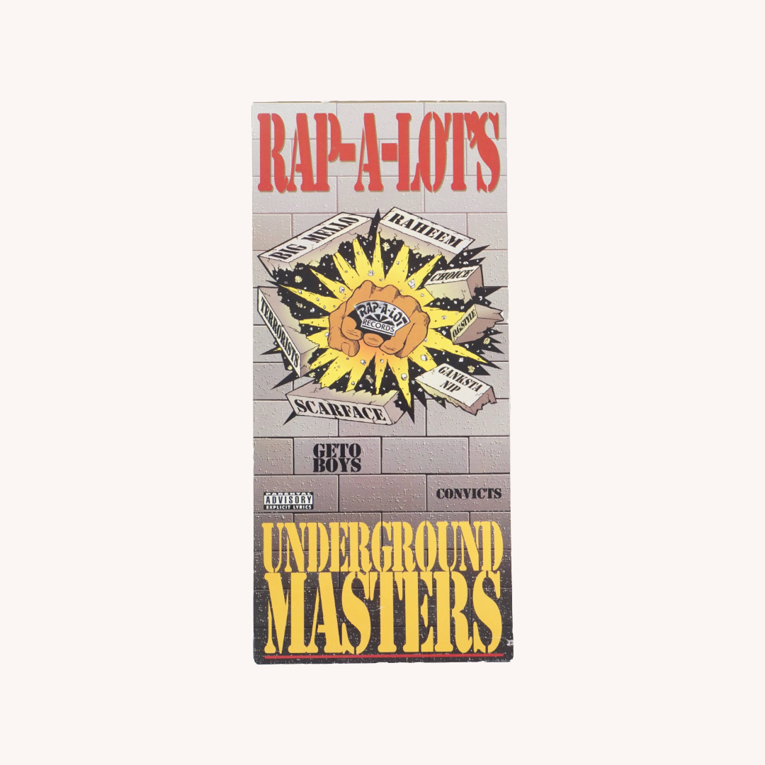 “Rap-A-Lot Records” - Original 12” Flat Group (1992 – Geto Boys, Raheem & Ganksta N-I-P)