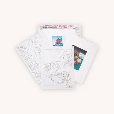 “8Ball & MJG - On Top of the World” - Original Pen & Pixel Job Folder (1/1 Complete Workflow Archive)