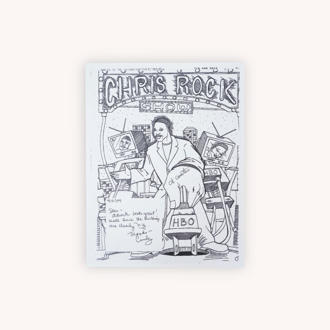 “The Chris Rock Show (HBO)” - Original Sketch & Proof Set (1/1)