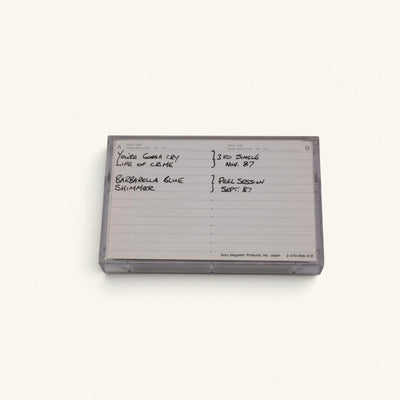 The Flatmates - ‘Shimmer’ Finished-Mix Betamax + Four Demo Tapes + ‘Shimmer’ 12-Inch