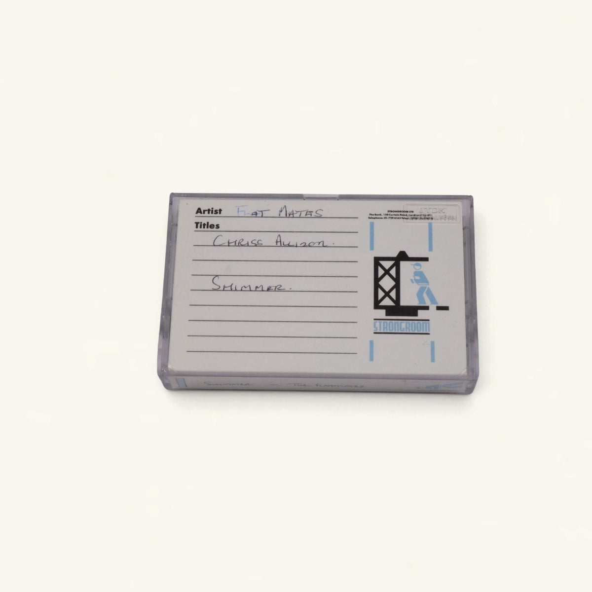 The Flatmates - ‘Shimmer’ Finished-Mix Betamax + Four Demo Tapes + ‘Shimmer’ 12-Inch