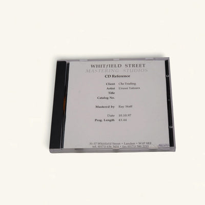 Urusei Yatsura - ‘Slain By’ Mastering References: Four Whitfield Street CDs + Mastered Cassette