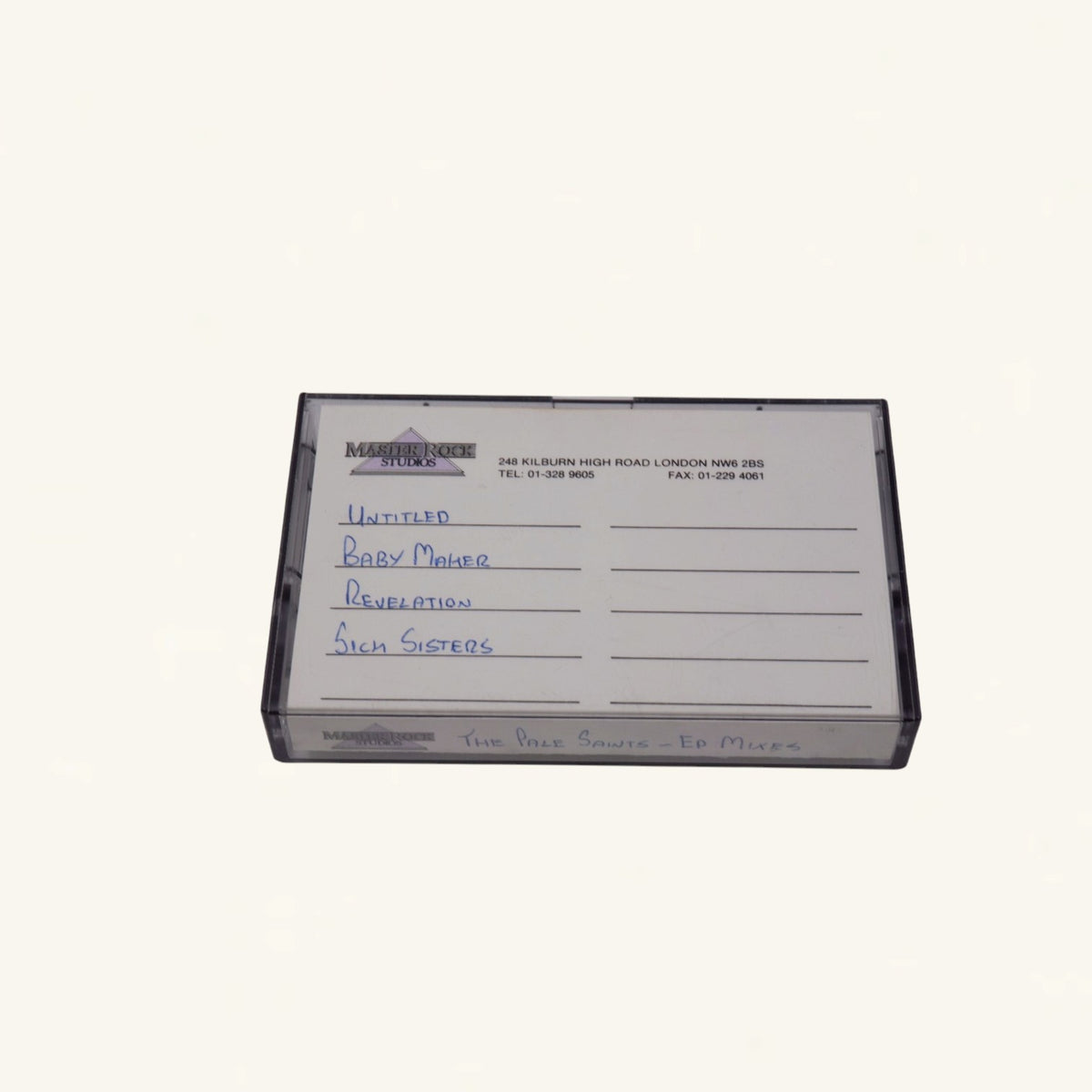Pale Saints - Master Rock ‘EP Mixes’ DAT + Two Cassettes