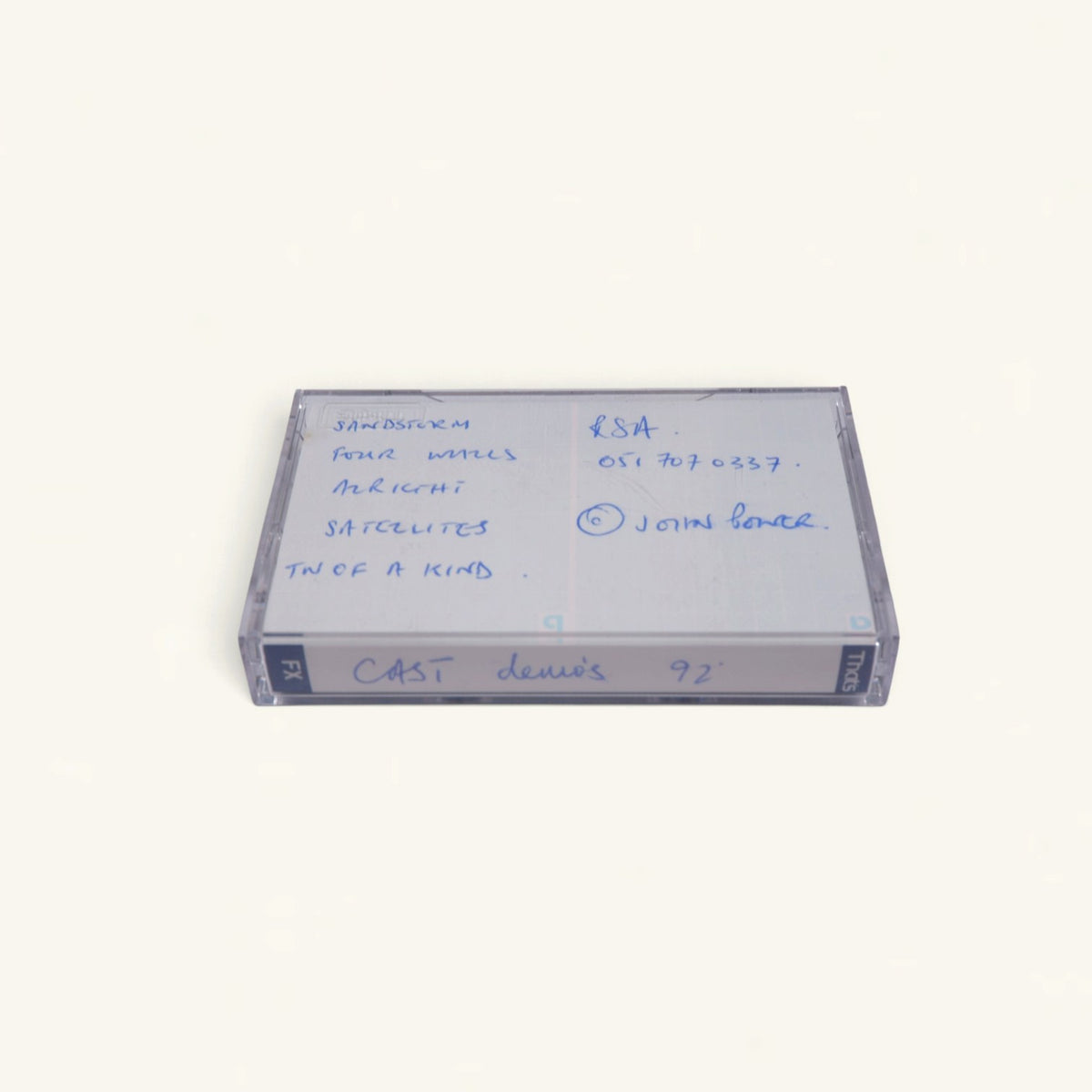 Cast - ‘Demos ’92’ Cassette
