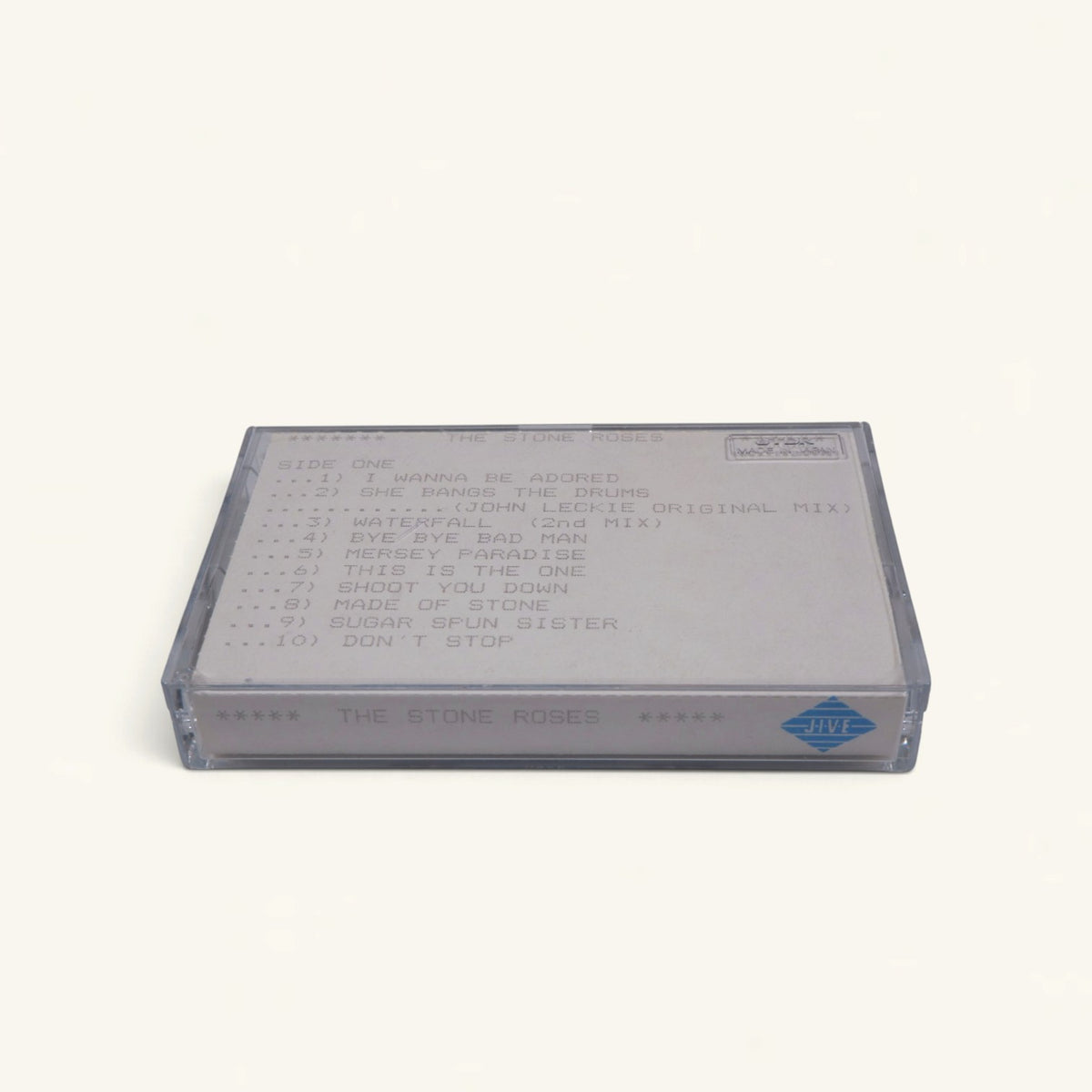 The Stone Roses - Jive / Zomba Cassette with John Leckie Original Mix of ‘She Bangs the Drums’
