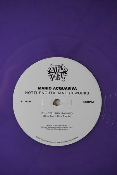 Mario Acquaviva "Notturno Italiano Reworks" (including Ron Trent remix) (purple)