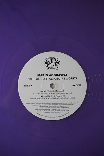 Mario Acquaviva "Notturno Italiano Reworks" (including Ron Trent remix) (purple)