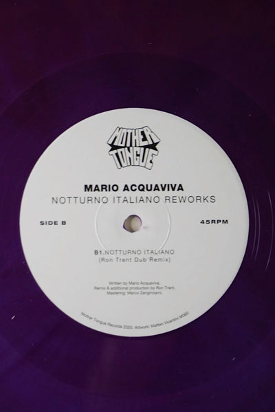 Mario Acquaviva "Notturno Italiano Reworks" (including Ron Trent remix) (magenta)