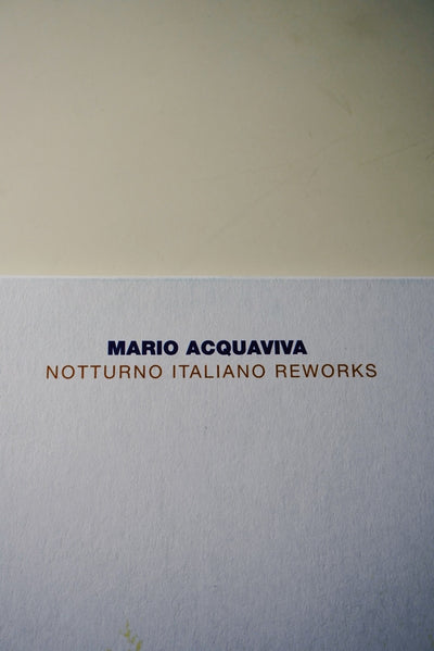 Mario Acquaviva "Notturno Italiano Reworks" (including Ron Trent remix) (purple)