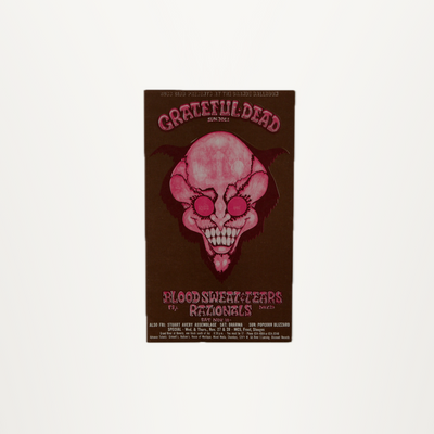 Detroit Grande Ballroom – Grateful Dead / Blood, Sweat & Tears Postcard