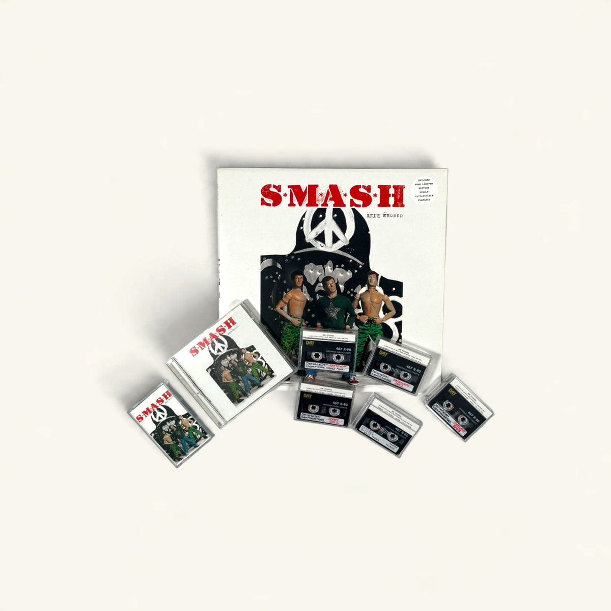 S*M*A*S*H - ‘Self Abused’ AIR Studios Album Master Safety DATs 1–3 + Instrumental & Singles DATs + Album
