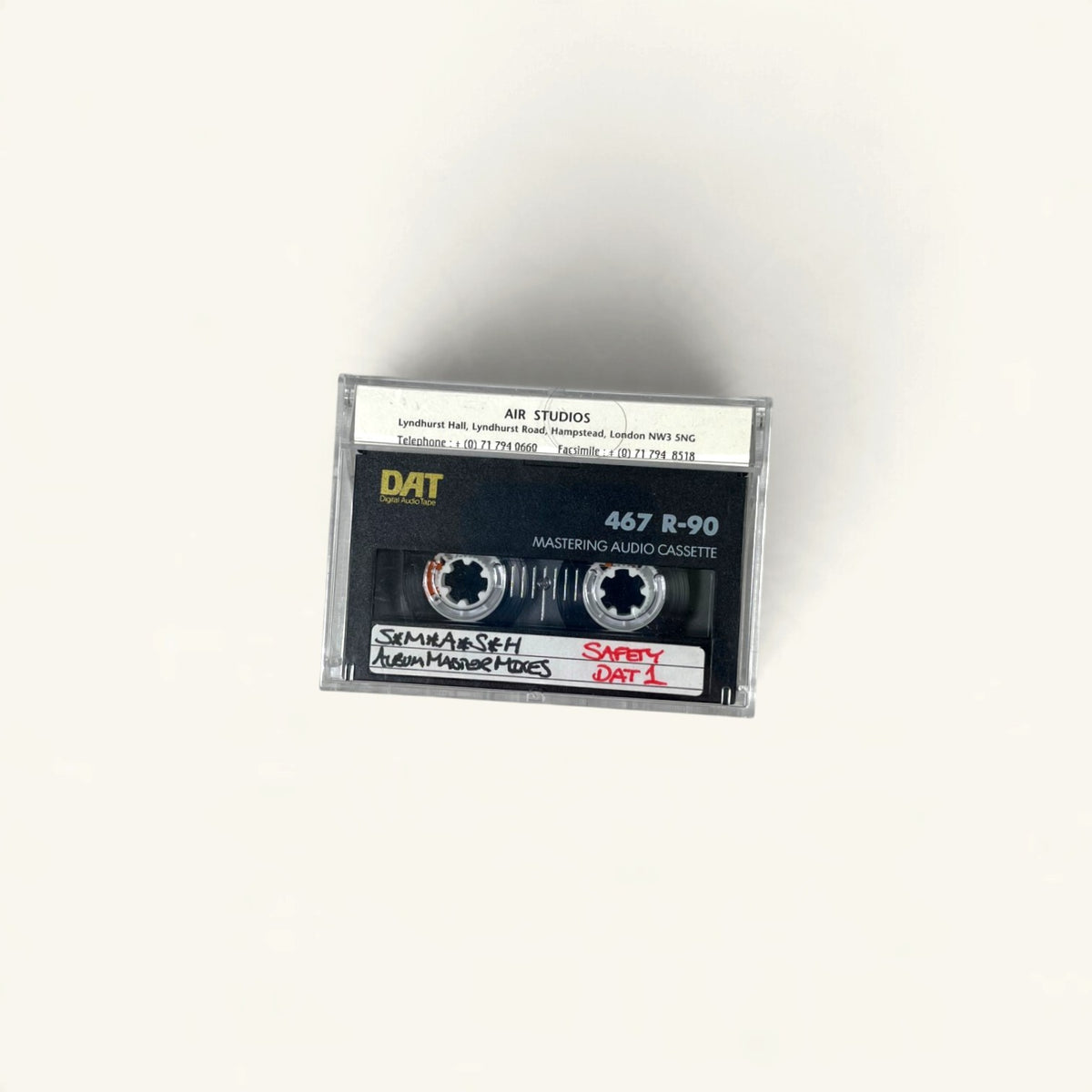 S*M*A*S*H - ‘Self Abused’ AIR Studios Album Master Safety DATs 1–3 + Instrumental & Singles DATs + Album