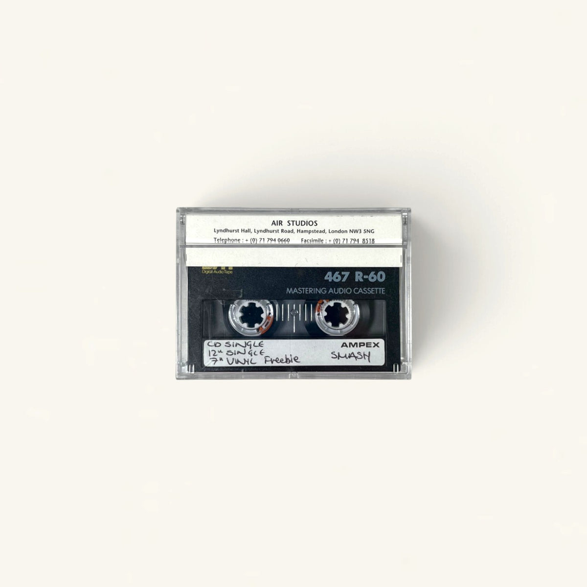 S*M*A*S*H - ‘Self Abused’ AIR Studios Album Master Safety DATs 1–3 + Instrumental & Singles DATs + Album