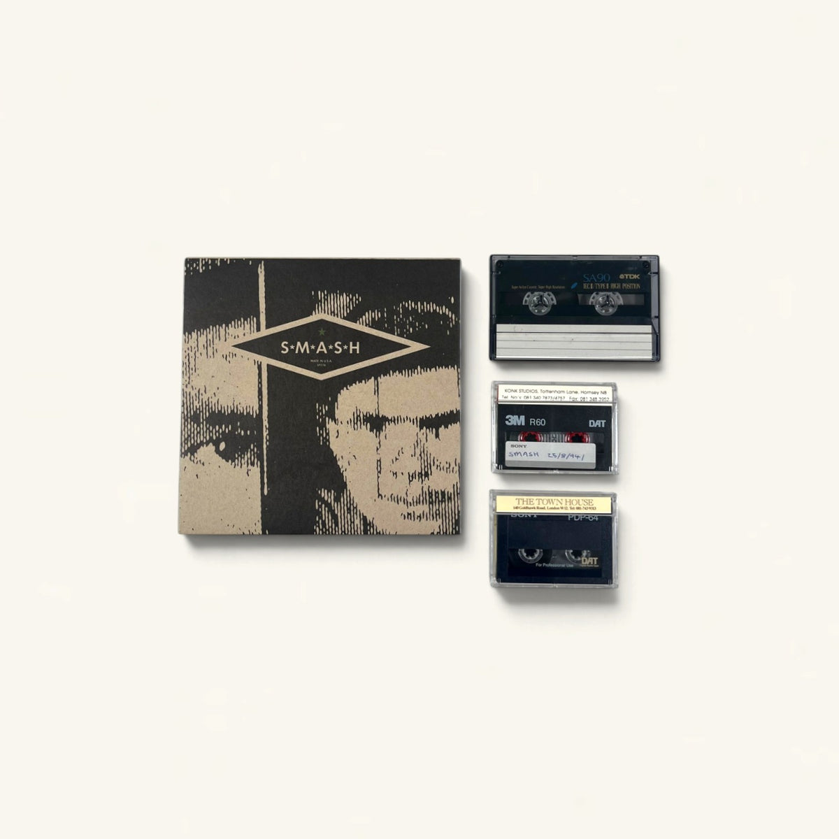 S*M*A*S*H - Sub Pop ‘Barabbas (Piloted)’ / ‘Turn On the Water’: Two Session DATs, Konk Cassette + 7-Inch (SP276)
