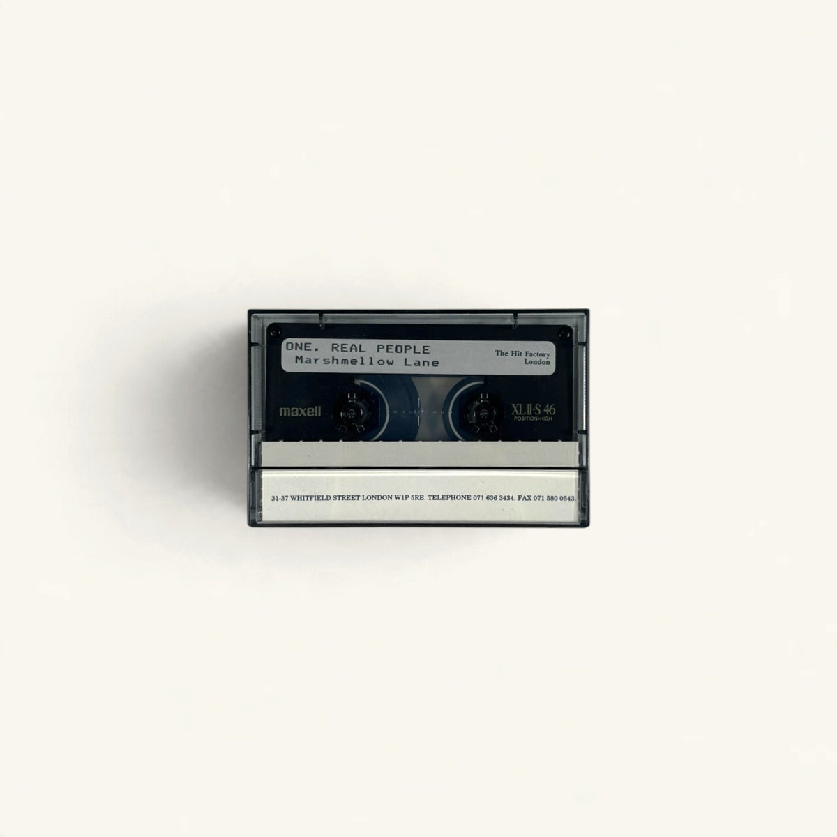 The Real People - Hit Factory Album Reference Cassette (‘Marshmellow Lane’, 16.7.92)