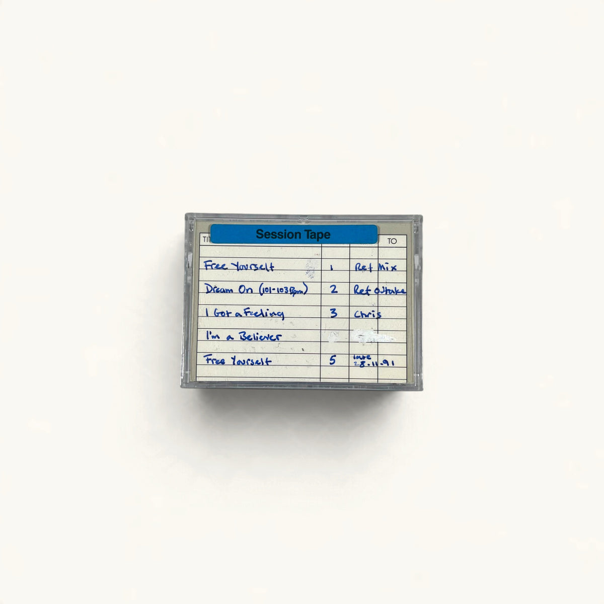 The Real People - Live & Studio Mix DATs x3 (Moles, Roundhouse, AIR, 1991)