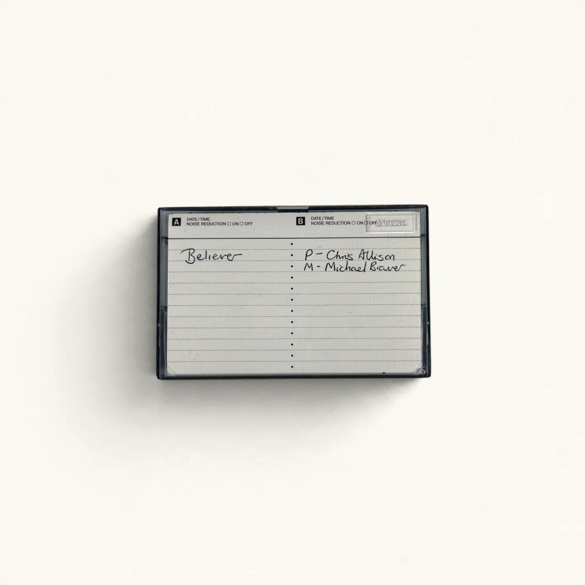 The Real People - ‘Believer’ Bundle: Final Mix DAT, AIR Safety DATs, Mix Cassette + Single (7-Inch, CD, Cassette)