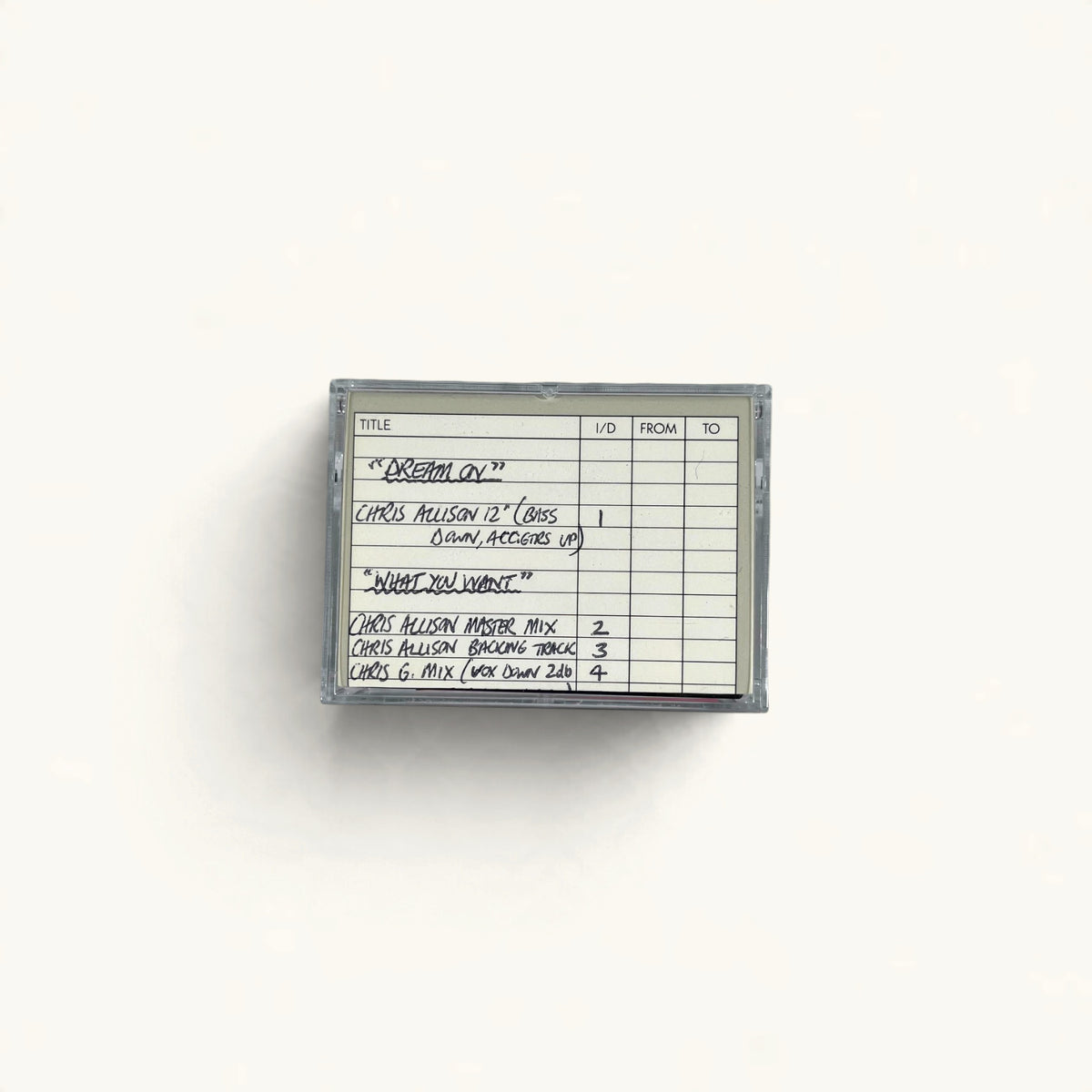 The Real People - ‘Believer’ Bundle: Final Mix DAT, AIR Safety DATs, Mix Cassette + Single (7-Inch, CD, Cassette)