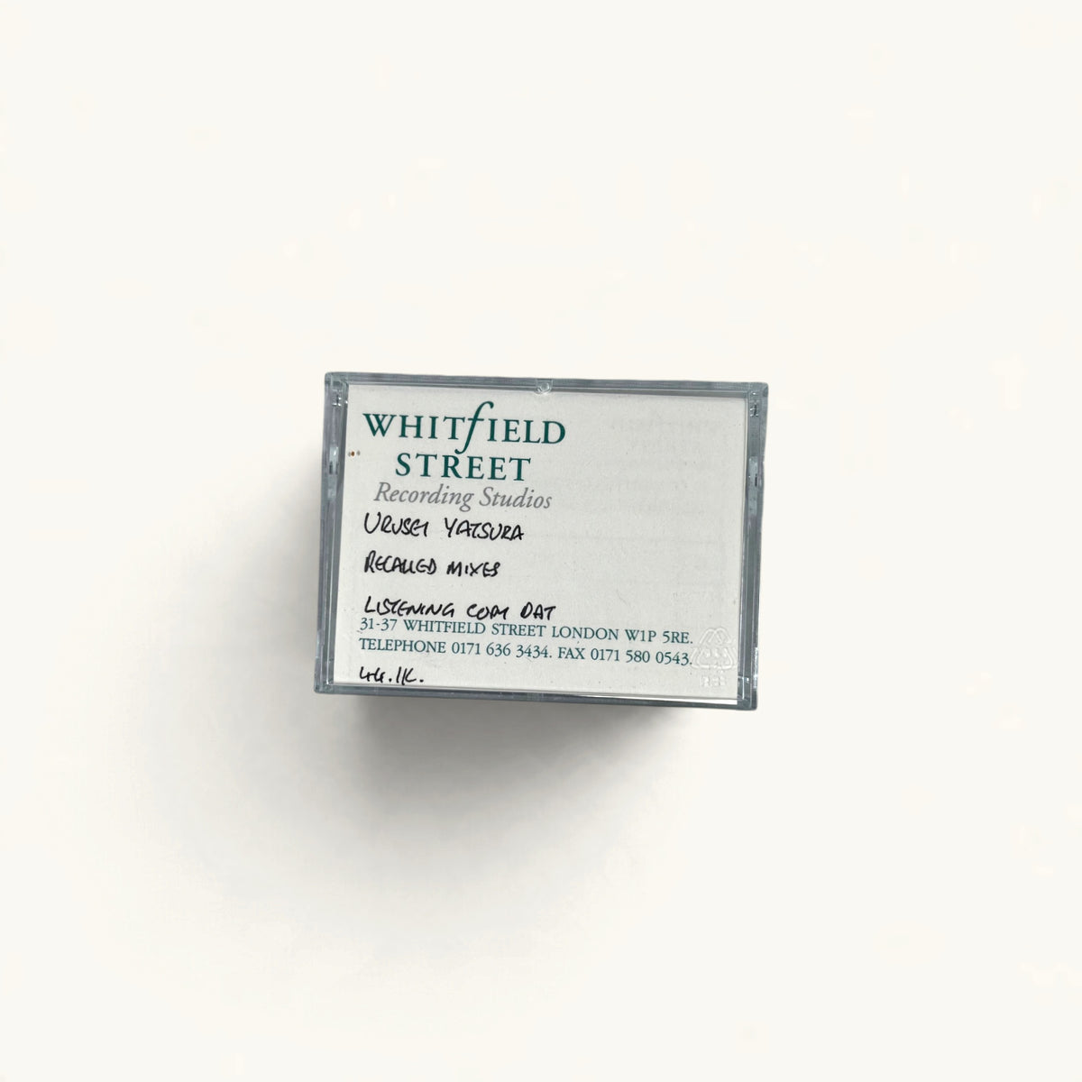 Urusei Yatsura - ‘Slain By’ Album Session DATs x11 + Promo CD, ‘Hello Tiger’ & ‘Slain By Elf’ Singles