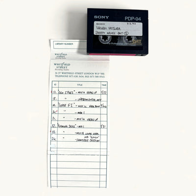 Urusei Yatsura - ‘Slain By’ Album Session DATs x11 + Promo CD, ‘Hello Tiger’ & ‘Slain By Elf’ Singles
