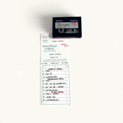 Urusei Yatsura - ‘Slain By’ Album Session DATs x11 + Promo CD, ‘Hello Tiger’ & ‘Slain By Elf’ Singles