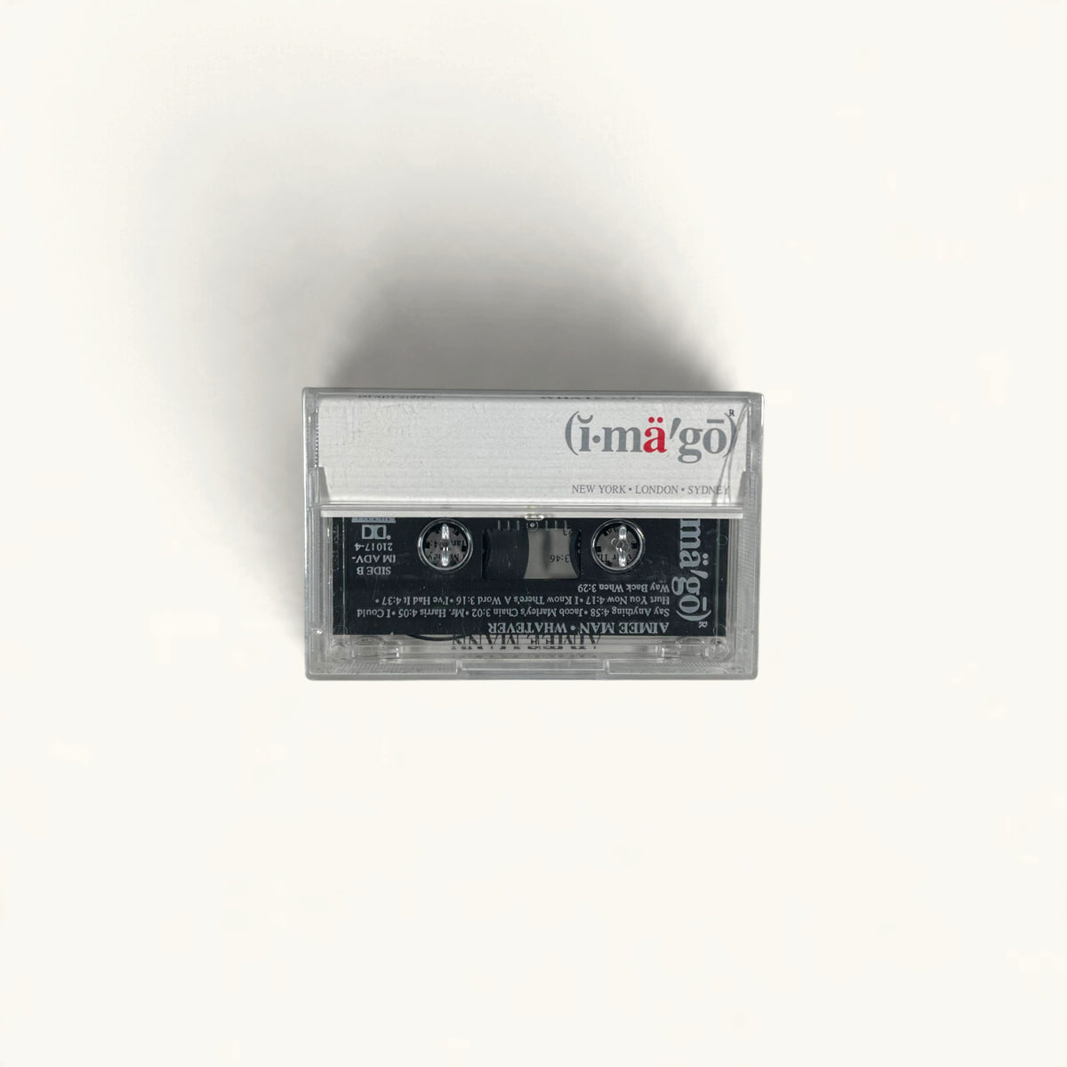 Aimee Mann - ‘Whatever’ Imago Advance Promo Cassette (IM ADV 21017-4)