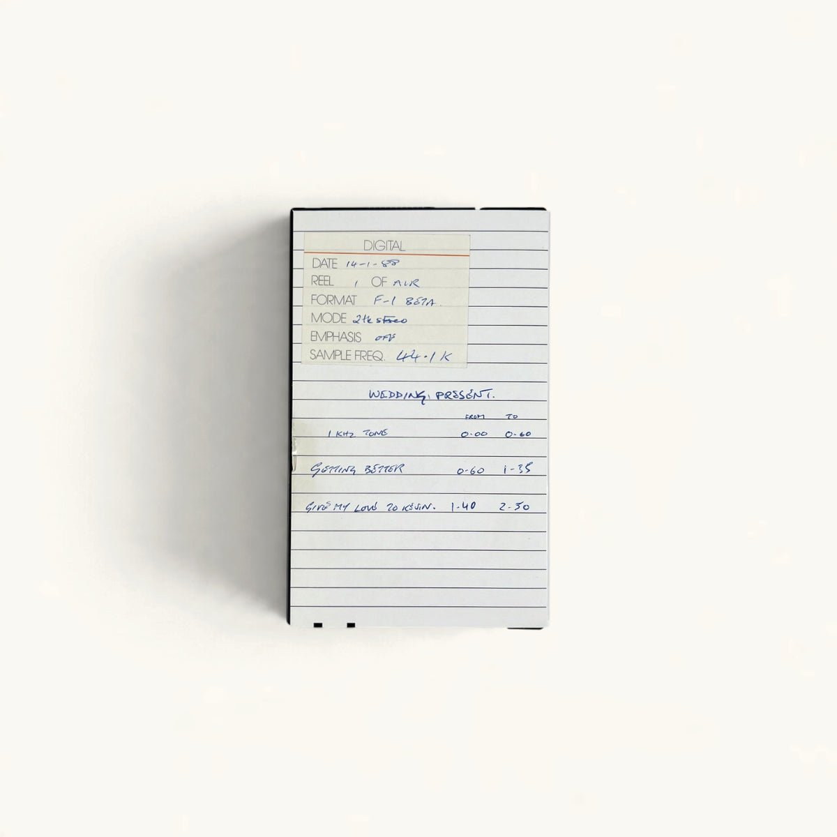 The Wedding Present - Studio Betamax Tapes Bundle: ‘Getting Better’, AIR, Rough & Monitor Mixes (1987–88)