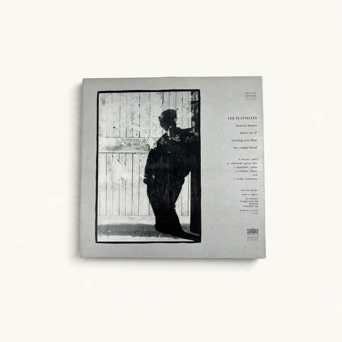 The Flatmates - ‘Heaven Knows’ 12-Inch + 7-Inch (Subway 21)