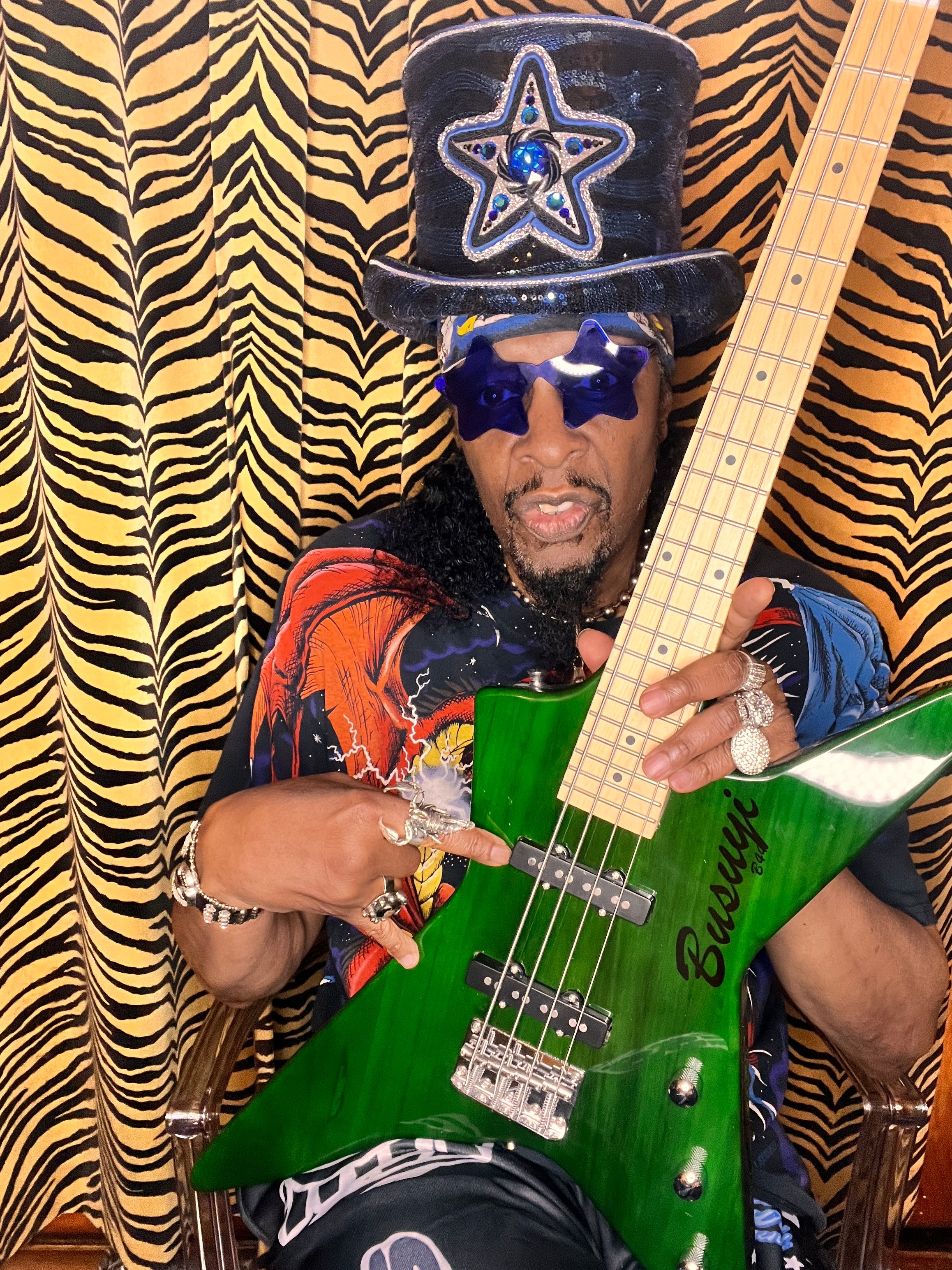 Bootsy Collins’ Signed Bass