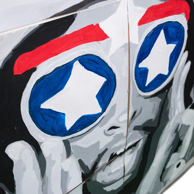 Painted Paper portrait Bootsy Home Alone / 1 of its kind