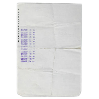 Hotel Receipt Signed by James Brown, 1970