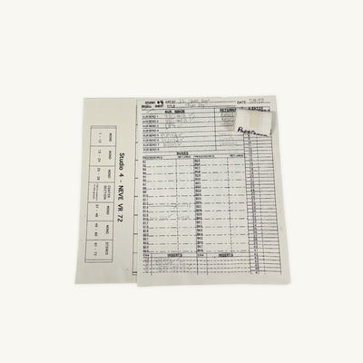 Jay-Z - “Paper Dog” Recall Notes and Console Tape (1998)