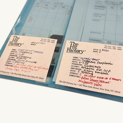 Timbaland - Recall Disc and Studio Sheets Package “YU Talkin Trash” and “I Get It On”