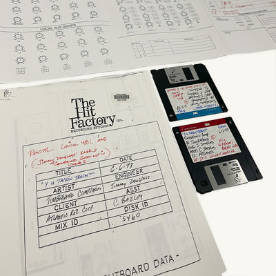 Timbaland - Recall Disc and Studio Sheets Package “YU Talkin Trash” and “I Get It On”