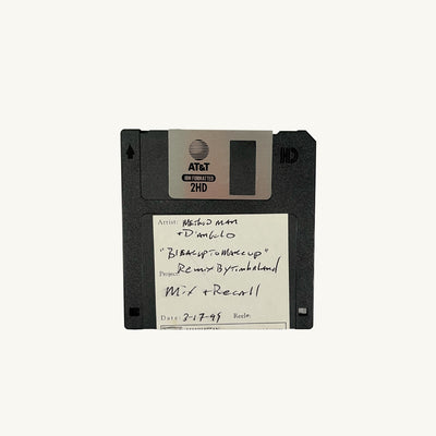 Method Man Featuring D’Angelo - Timbaland Remix Master Archive with Master Tape, Slave Tape, Floppy Disk and Lyric Notes