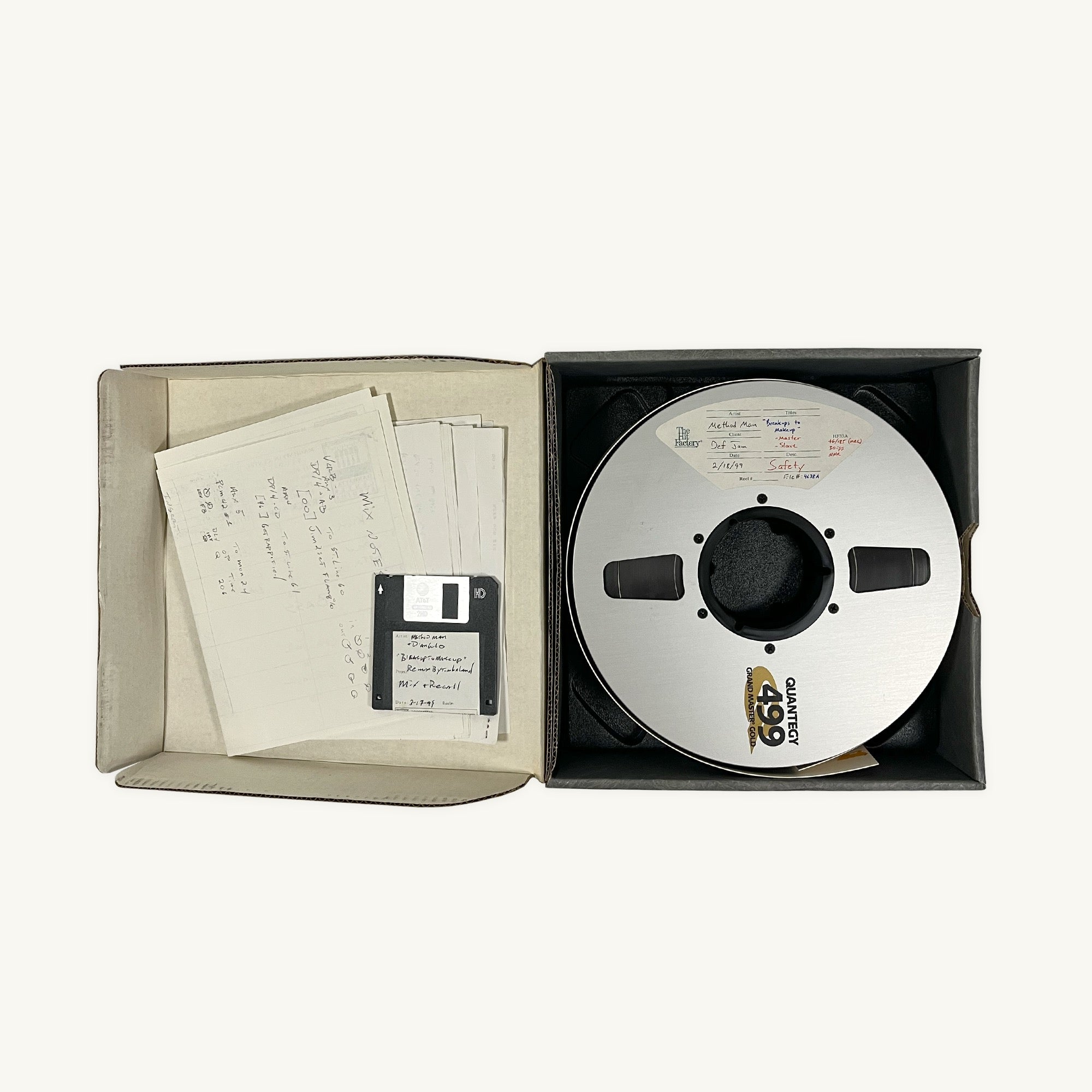 Method Man Featuring D’Angelo — Timbaland Remix Master Archive Master and Slave incl. Master Floppy Disk and Lyric Notes