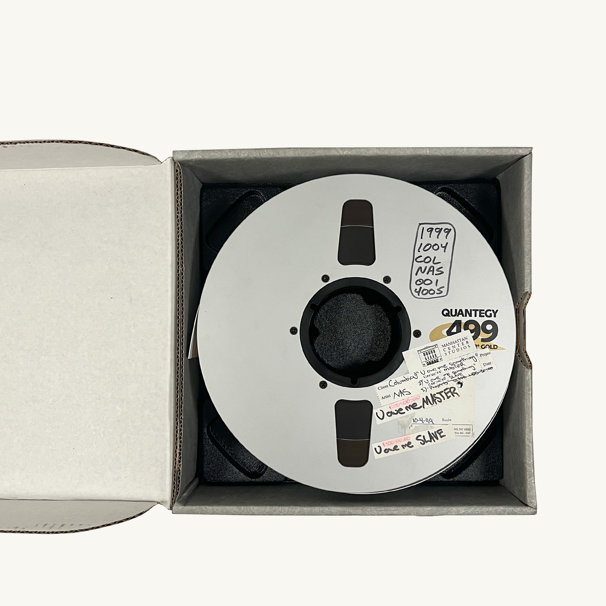 Nas feat. Ginuwine - “You Owe Me” Studio Master Package with Handwritten Lyrics