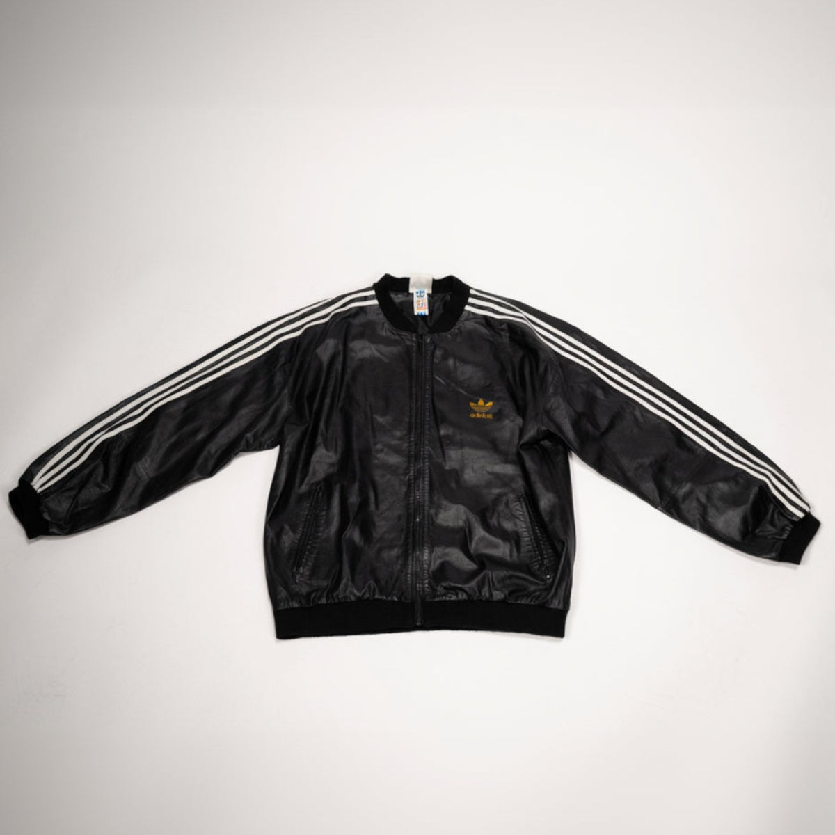 Jam Master Jay Adidas Leather Tracksuit - Rock & Roll Hall of Fame Exhibit Piece