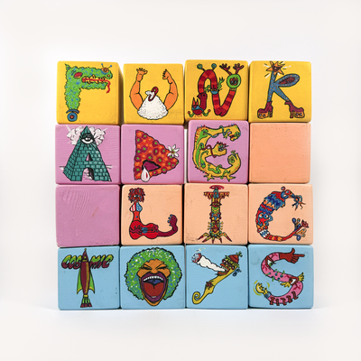 Cosmic Blocks: Funkadelic Bricks – “Toys” Album Art